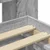 Vidaxl Posteljna konstrukcija s prostorom za shranjevanje Siva Sonoma