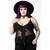 TOP moška - Yuna Ribbon Mesh - KILLSTAR - KSRA005084