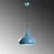 Conceptum Hypnose Luster Saglam 3774, 35-126cm, O30 cm, E27 , Plavi