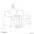 Sofa Tirkizna 156 x 81 x 87,5 cm Baršun