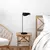 Opviq Stona lampa, Crna