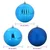 Set božićnih kuglica XXL 3 pcs Plava Plastika