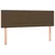 Vidaxl Box spring postelja z vzmetnico temno rjava 140x200 cm blago