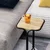 Hanah Home Klub sto 30x52x30cm Crno-Bež