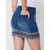 KOROSHI Krilo moder denim/zlata/bela