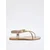 Trendyol Shoes Ženske sandale Takss25Sd00003, Zlatne boje