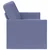 vidaXL 3-sedna sofa Jeans modra 190 x 81 x 82 cm Blago