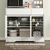 Homestar Kuhinjski omarica 100x38x180 cm Bela