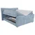 Esposa BOXSPRING POSTELJA 140 cm  x 200 cm , tekstil svetlo modra