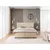 Bež boxspring postelja s prostorom za shranjevanje 140x200 cm Lysa – Ropez