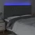 LED uzglavlje tamnosivo 180x7x118/128 cm od tkanine