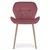 Jedilni stol MANGO VELVET, temno roza
