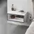 HANAH HOME Noćni stočić Brik White Retro Grey