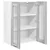 Vidaxl Viseča omarica Siva Sonoma 60 x 31 x 80 cm Konstruiran les
