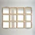 Wallity Set ogledala SETAYNA_055, 24x24cm