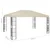 Vidaxl Paviljon 3x4 m krem