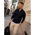 DAN FOX APPAREL Pulover Roman temno modra
