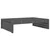 Vrtni tabure sivi 120 x 80 cm od masivne borovine