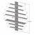 Hanah home TV Komoda Zebra Orah