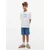 TOMMY HILFIGER Majica  modra / oranžna / bela