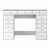 Hanah Home Sto za šminkanje 120x79,8x44,5cm Beli