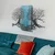 Murmure des Feuilles -1 - Blue, Black BlueBlack Decorative Wooden Wall Accessory