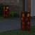 Solarna LED svjetlost za stazu 2 pcs Topla bijela