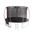 Trampolin LEAN Sport Max trampolin 6ft - 185cm črn in roza