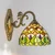 Brilagi - Tiffany vitražna zidna lampa MARGARET 1xE27/40W/230V