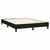 Vidaxl Box spring postelja z vzmetnico LED črna 140x200 cm blago