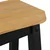 vidaXL Visok barski stol EKAI 2 pcs Črna 40 x 29 x 63 cm