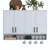 Hanah Home Kuhinjski element JE199-3812, 120x61.8x27.5 cm, Beli