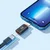 OTG adapter Techsuit HyperPort A3 USB-C v Lightning PD20W - oranžen