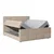 Livetastic BOXSPRING POSTELJA 180 cm  x 200 cm , les, kovina, umetna masa, tekstil bež