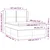 Vidaxl Box spring postelja z vzmetnico modra 140x190 cm blago