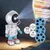Globo 28087 - LED prigušiva projektor COSMO LED/3W/5V astronaut