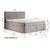Boxspring postelja Chesterfield - 140x200 cm