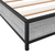 Okvir kreveta boja hrasta 120x200 cm konstruirano drvo i metal