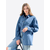 Imily Bela Prehodna jakna moder denim