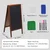 VEVOR Tabla za kredo 508x1016x34 mm rjava