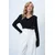 Trend Alacati Stili Ženska bluza Alc-X14585, Crna