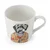 Porcelain mug, 380 ml, dog design - Mikasa