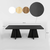 HANAH HOME Sto za dnevnu sobu Mushroom Black