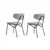 Hanah Home Set trpezarijskih stolica Nancy , 2 komada, Sivi