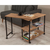 Hanah home Klub sto Melin 70x63x76cm Bež-Crni