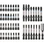 Bosch Pro udarni odvrtač set 2608521U88, 48 komada