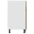 vidaXL Spodnja omarica s predalom starinski les 40x46x81,5 cm inž. les
