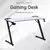 Set Gejmerska Stolica Imperial Throne 5400 LED RGB + Gejmerski Sto GT 22 - White
