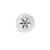 Russian nozzle for decorating dessert, for snowflake shapes, 3.8 cm -