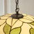 Endon 112246 - Luster na lancu Tiffany BOTANICA 1xE27/60W/230V, prečnik 45 cm